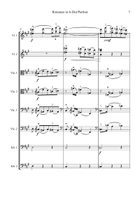 Romanze in A-Dur für Streicher (STR) String Orchestra scores gallery preview page 4