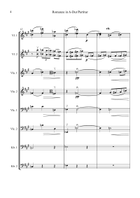 Romanze in A-Dur für Streicher (STR) String Orchestra scores gallery preview page 5