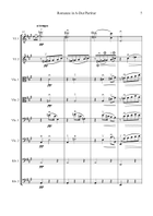 Romanze in A-Dur für Streicher (STR) String Orchestra scores gallery preview page 6