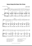 Jesus Keep Me Near the Cross - Tenor Solo (Key of D-Flat Major)