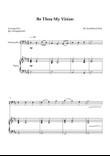 Be Thou My Vision - Easy Cello & Piano (D Major)