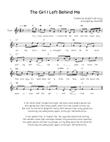 The Girl I Left Behind Me - Flute in F Solo With Chords & Lyrics - Easy