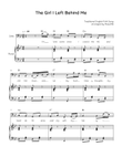The Girl I Left Behind Me - Cello With Piano in Bb With Chords & Lyrics - Easy