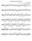 Chincha for Solo Cello