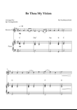 Be Thou My Vision - Easy French Horn & Piano with Chords (C Major)
