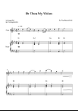 Be Thou My Vision - Easy Flute & Piano with Chords (Eb Major)