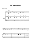 Be Thou My Vision - Easy French Horn & Piano with Chords (Ab Major)