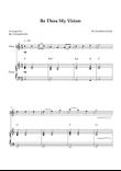 Be Thou My Vision - Easy Oboe & Piano with Chords (C Major)