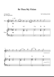 Be Thou My Vision - Easy Oboe & Piano with Chords (Eb Major)