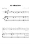 Be Thou My Vision - Easy Violin & Piano (F Major)