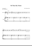 Be Thou My Vision - Easy Violin & Piano (G Major)