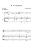Be Thou My Vision - Easy Oboe & Piano with Chords (Ab Major)