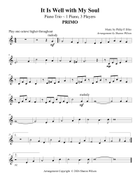 It Is Well with My Soul (PIANO TRIO for 3 Players on 1 Piano) Piano scores gallery preview page 5