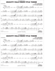 Gravity Falls Main Theme Title (arr. Brown & Carmenates) - Snare Drum
