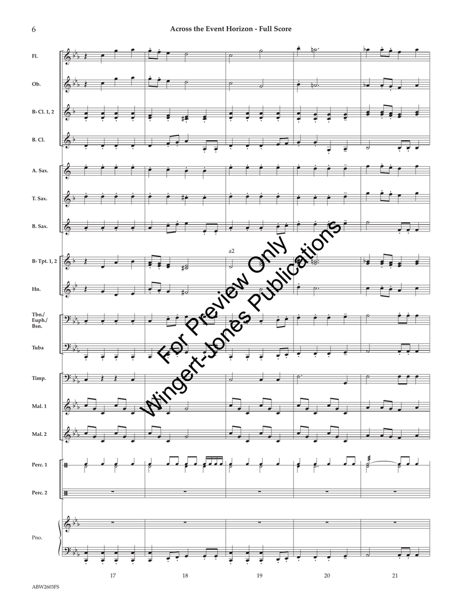 Across the Event Horizon (Class Set) Concert Band - Sheet Music page 7