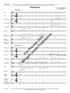Testimony (Bundle Set) Concert Band scores gallery preview page 4