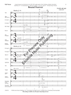 Bound Forever (Score) Concert Band scores gallery preview page 4