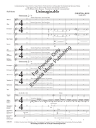 Unimaginable (Judges Set) Concert Band scores gallery preview page 4