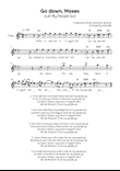 Go Down, Moses (Let My People Go) - Flute in Em Solo With Chords & Lyrics - Easy