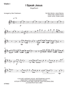 I Speak Jesus String Quartet scores gallery preview page 6