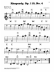 Rhapsody In E-Flat Major, Op. 119, No. 4