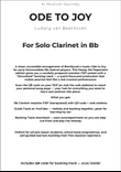 Ode to Joy - Bb Clarinet