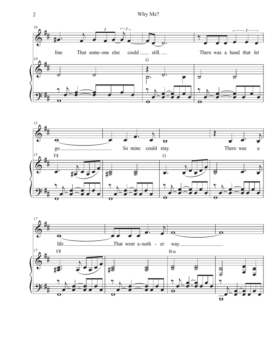 Why Me? by Stephen DeCesare Piano, Vocal - Digital Sheet Music page 2