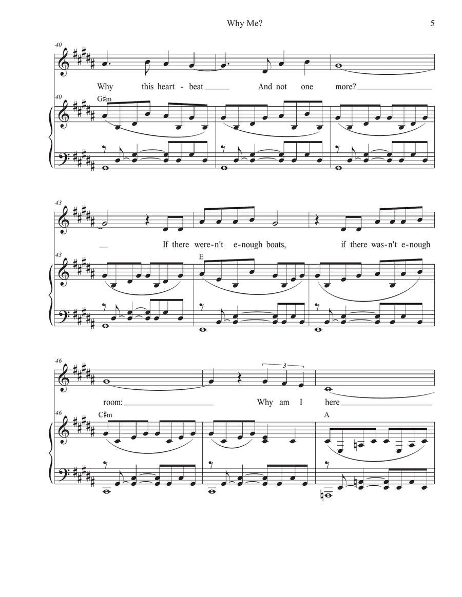 Why Me? by Stephen DeCesare Piano, Vocal - Digital Sheet Music page 5