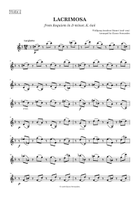 Lacrimosa - Mozart | STRING TRIO with PIANO Piano Quartet scores gallery preview page 6