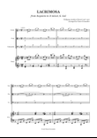 Lacrimosa - Mozart | STRING TRIO with PIANO / PIANO QUARTET