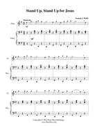 Stand Up, Stand Up for Jesus - Flute Solo Chamber Music scores gallery preview page 3