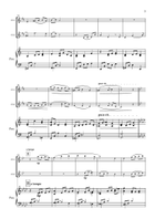 A Glimpse of Heaven. For Clarinet Duet and Piano. Clarinet Duet scores gallery preview page 4