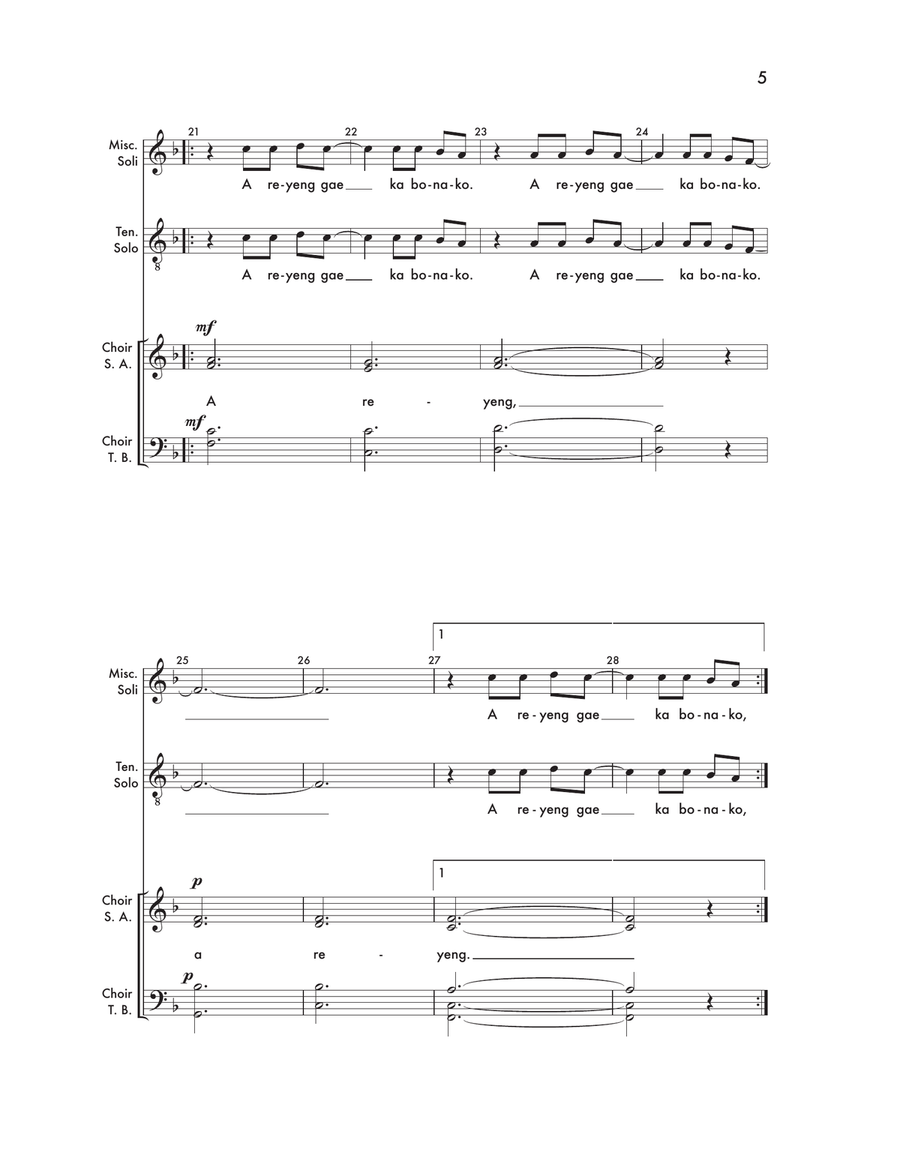 Botho 4-Part - Digital Sheet Music page 3