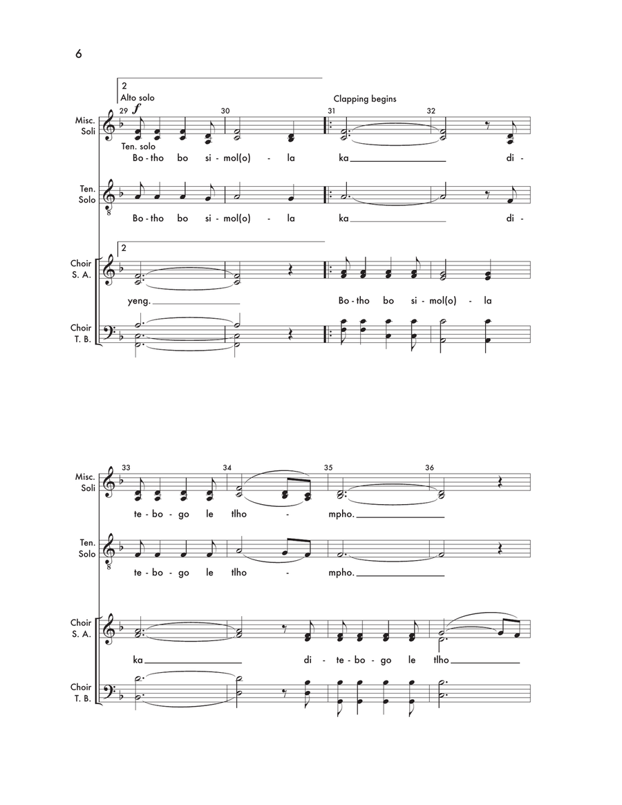 Botho 4-Part - Digital Sheet Music page 4