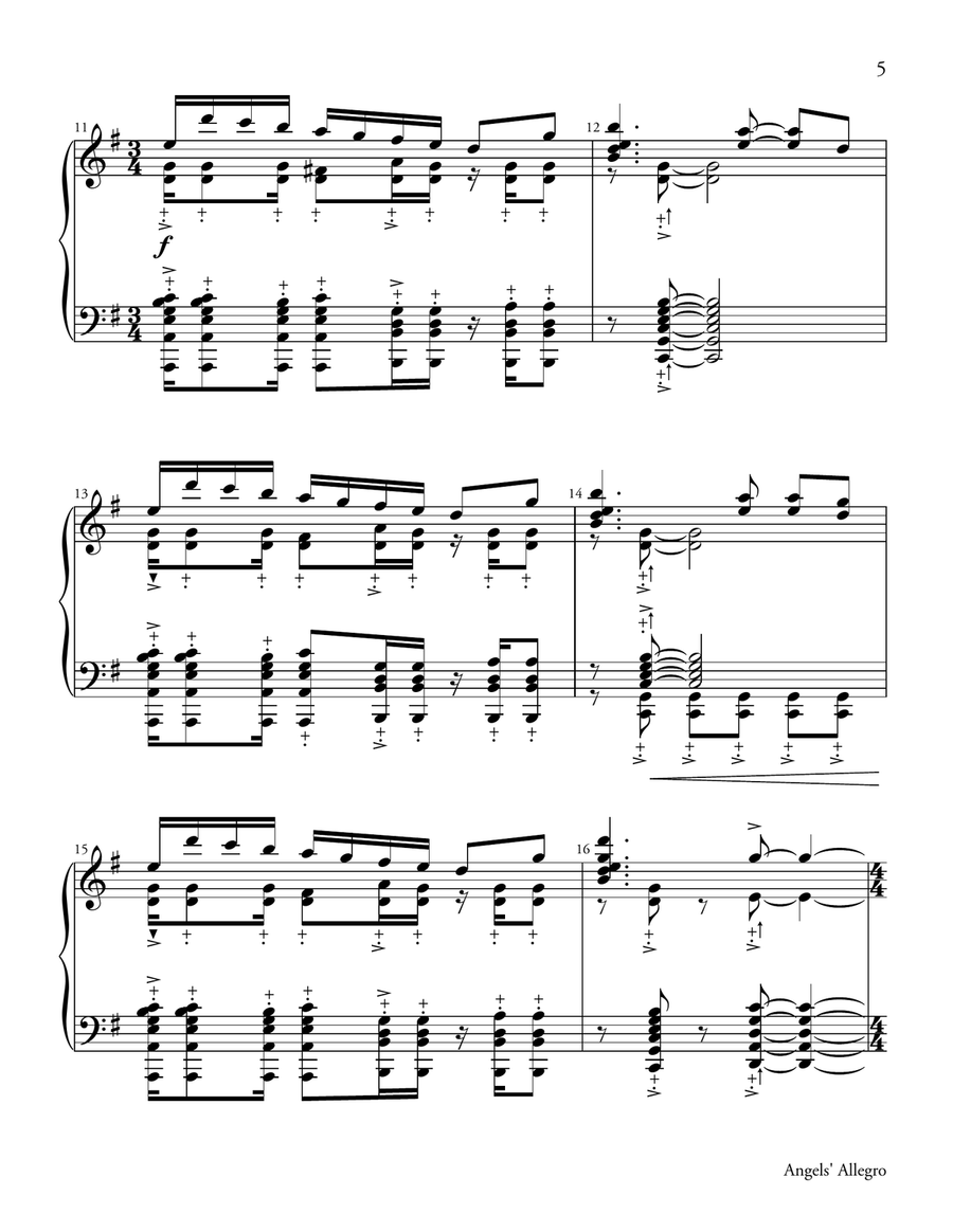 Angels' Allegro 4-Octaves - Digital Sheet Music page 5