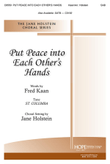 Put Peace into Each Other's Hands