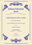 Sheep May Safely Graze (Schafe können sicher weiden) BWV 208 – J.S. Bach (Trombone and Piano)