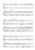 A Glimpse of Heaven. For Flute, Alto Flute and Piano. Flute Duet scores gallery preview page 3