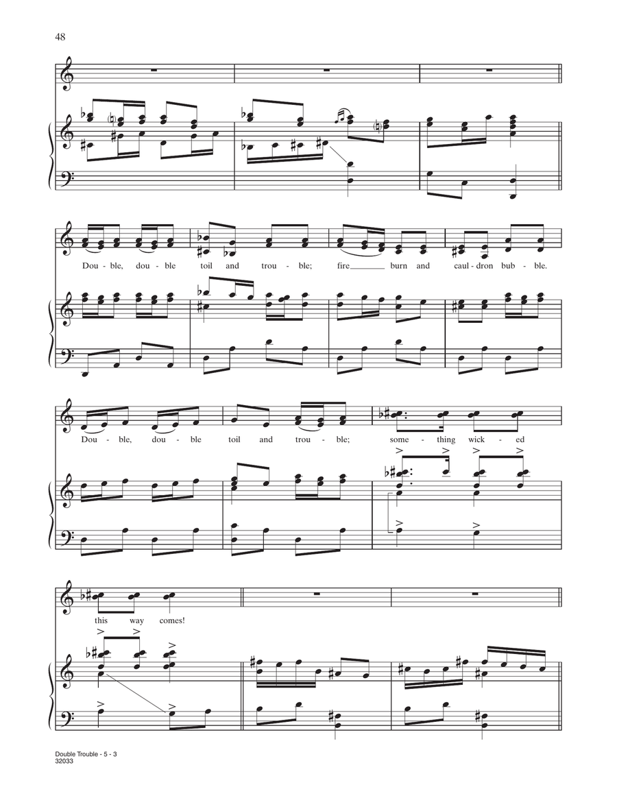 Double Trouble (from Harry Potter) by John Williams Piano Solo - Digital Sheet Music page 3