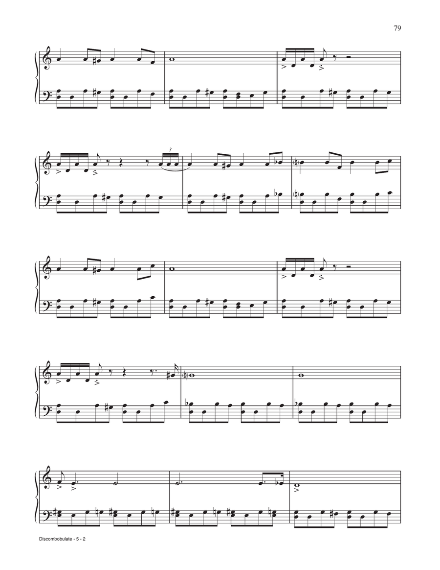 Discombobulate (from Sherlock Holmes) by Hans Zimmer Piano Solo - Digital Sheet Music page 2