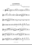 Lacrimosa - Mozart | FLUTE SOLO