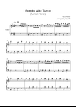Rondo Alla Turca (Turkish March) - Piano Easy