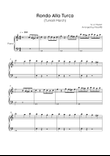 Rondo Alla Turca (Turkish March) - Piano Beginner