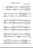 Body and Soul - Jonny Green - Duet Alto Sax and Tenor Sax - Easy level