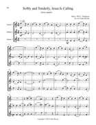 12 Favorite Hymns, Book 3, for Violin Trio String Trio scores gallery preview page 4