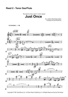 Just Once Jazz Ensemble scores gallery preview page 3