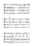 Fever Dream String Quartet scores gallery preview page 6