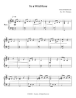 To a Wild Rose (Piano Solo)