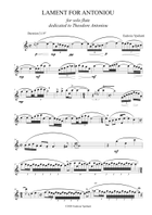 Lamment to Theodore Antoniou Op.42 Flute Solo scores gallery preview page 3
