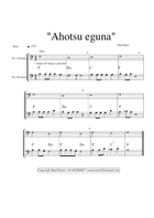 20 VERY EASY Trombone duets. Book -1. For your 1st classes Trombone Duet scores gallery preview page 3
